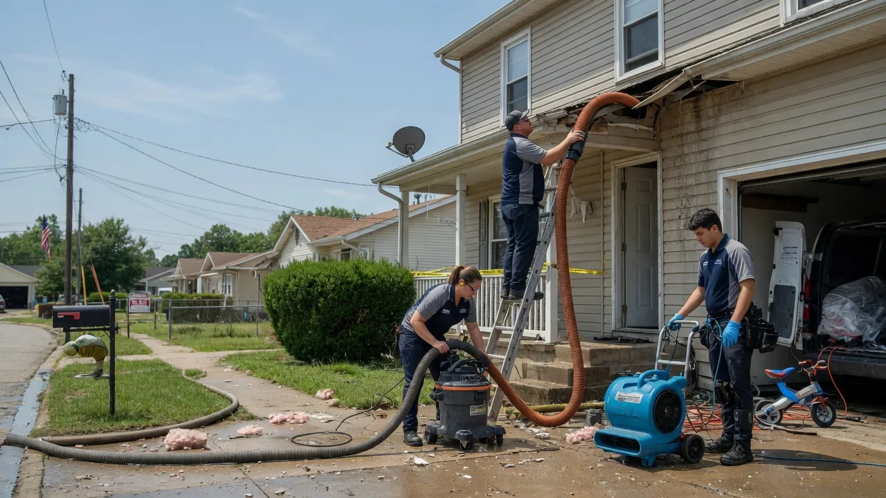 Water Damage Restoration in Mount Olive, IL near me